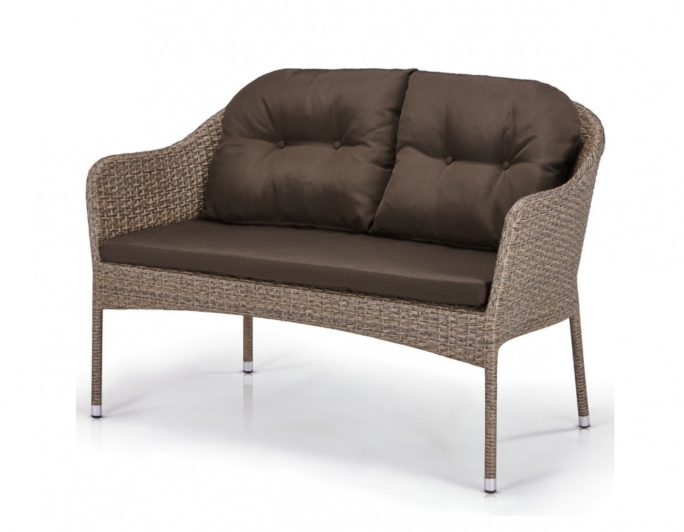 Плетеный диван из искусственного ротанга s54b-w56 preview 1