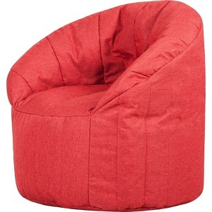 Бескаркасное кресло папа пуф club chair red preview 1