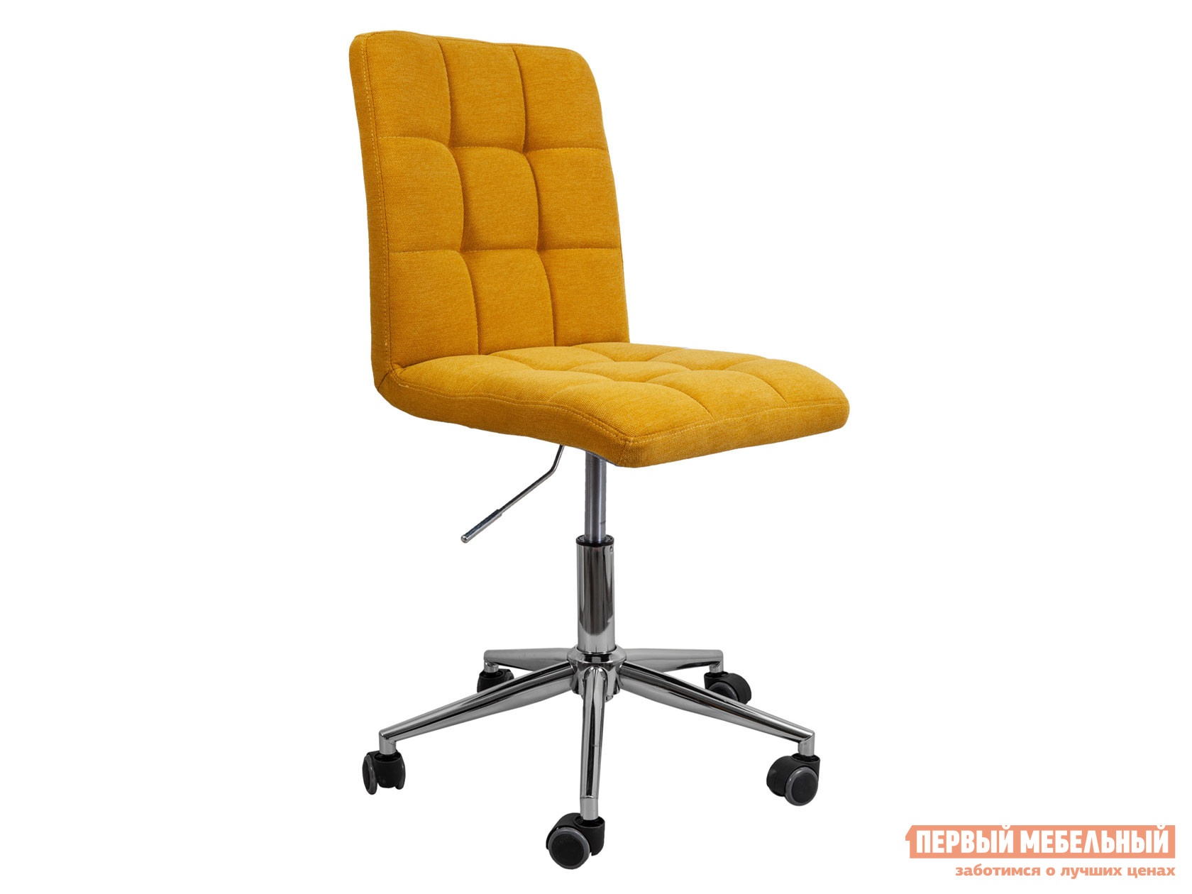 Офисное кресло стул fiji, поворотный желтый, ткань хром preview 1