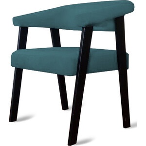 Стул- кресло мебелик мэтис ткань бирюза, каркас венге preview 1